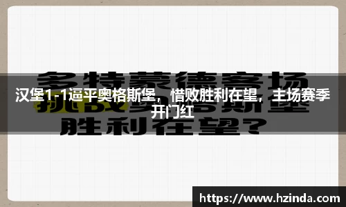 汉堡1-1逼平奥格斯堡，惜败胜利在望，主场赛季开门红