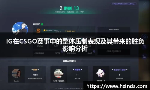 IG在CSGO赛事中的整体压制表现及其带来的胜负影响分析
