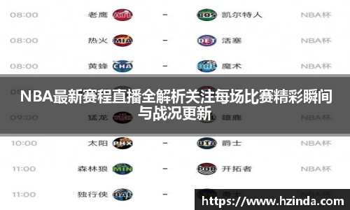 NBA最新赛程直播全解析关注每场比赛精彩瞬间与战况更新